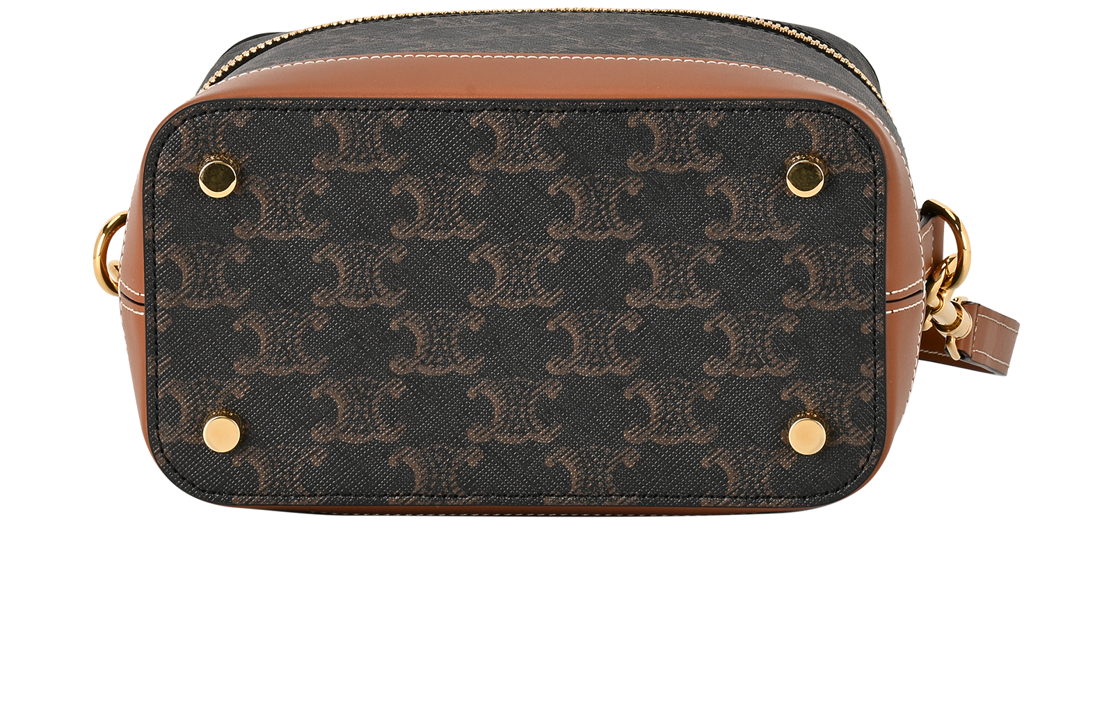 Triomphe Vanity, &pound;1,250, Handbags, Brown, Canvas, Top view